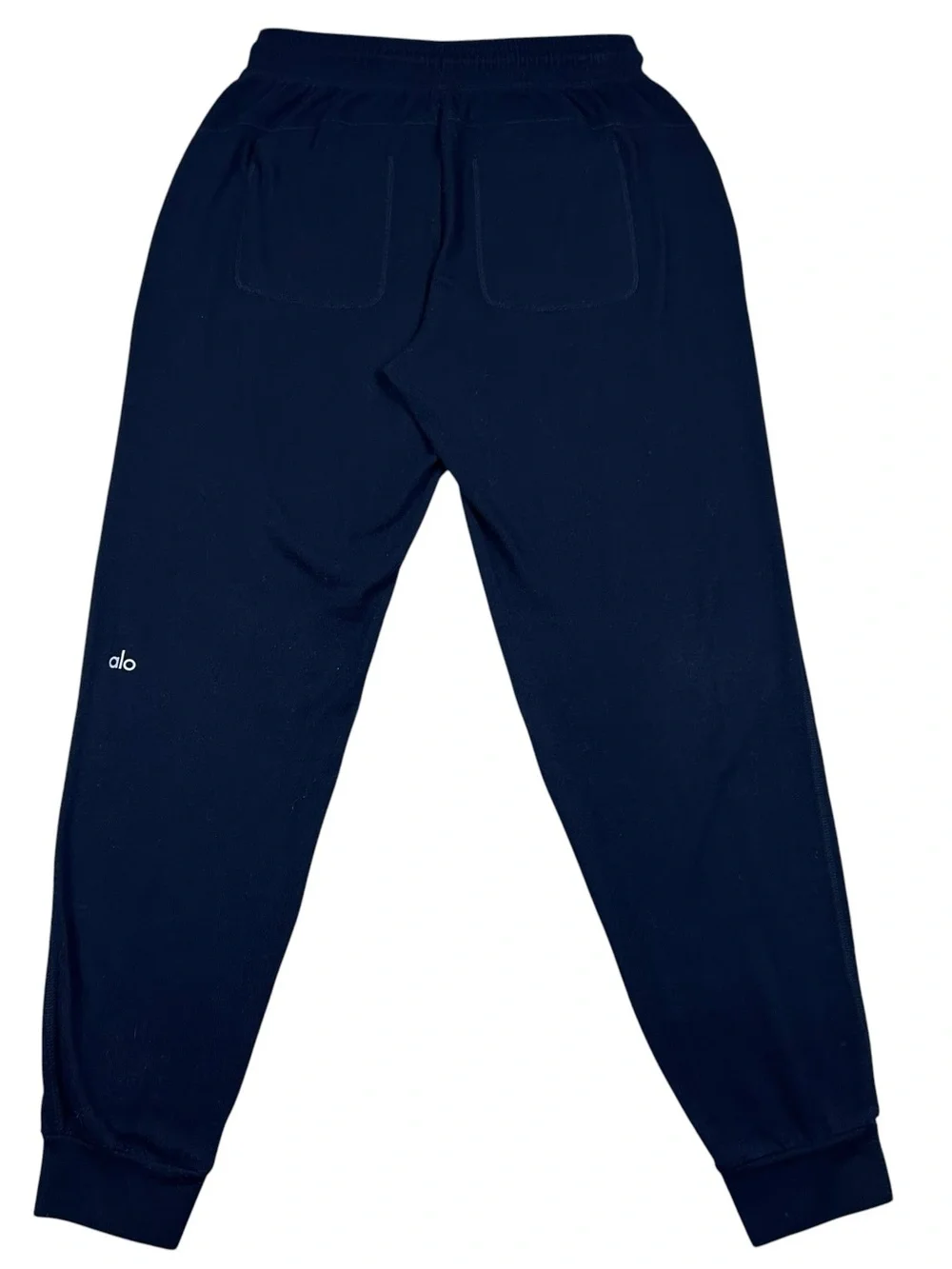 Alo Yoga Soho Jogger Sweatpants Small Black Alolux High Rise Ankle Lounge Pocket